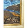 Image 2 : 1965 Original Oil On Canvas Painting Signed R. Lyons Nature Scene