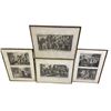 Image 1 : 4 Framed Vintage Etching Prints