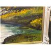 Image 2 : Vintage Framed Original Oil On Canvas Nature Scene Painting By R.G. Lyons