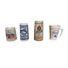 Image 2 : 4 Vintage Steins: Liberty Bell, Busch, & More