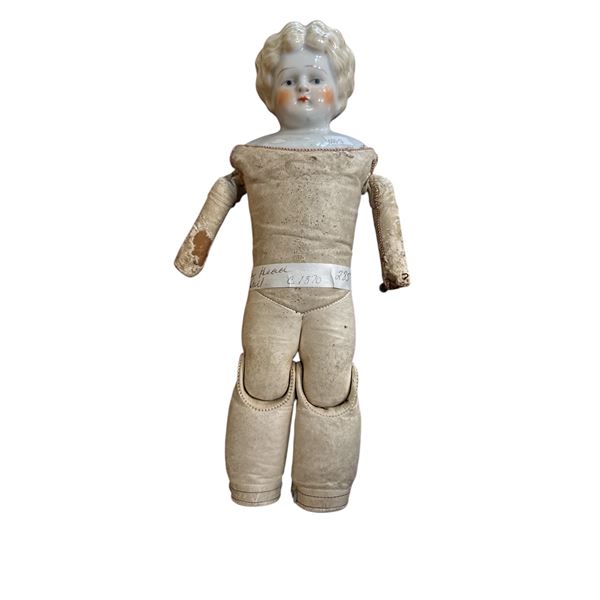 Antique Porcelain Headed Articulating Doll