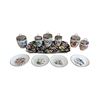 Image 1 : Assorted Vintage Porcelain Ware: Lidded Containers, Small Plates, & Larger Plate: Royal Worchester
