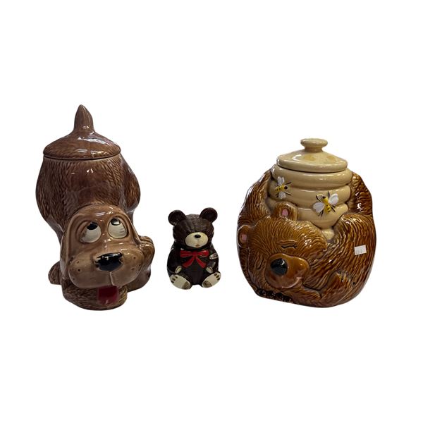 3 Lidded Jars