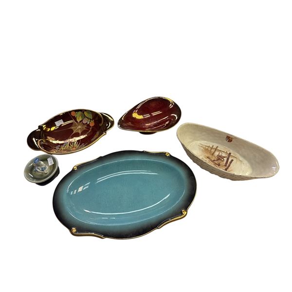 Assorted Vintage Collectibles: Carlton Ware, Irish Potteries, & More