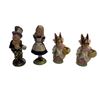 Image 1 : 3 Vintage Porcelain Beswick Figurines Alice In Wonderland & Beatrix Bunnies