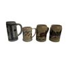 Image 2 : 4 Vintage Steins: Budweiser & Other