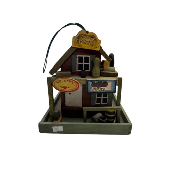 Vintage Handmade Bird Feeder