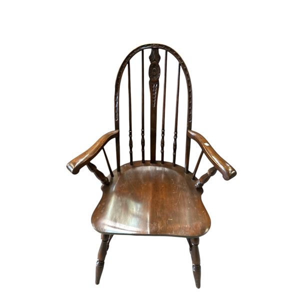 Vintage Windsor Saddle Seat Chair