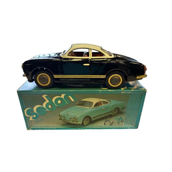 Vintage Tin Mf 743 Model Car With Box