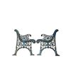 Image 1 : Pair Of Vintage Cast Iron Bench Side Arms