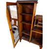 Image 4 : Vintage Oak Writers Desk With Glass Front Display