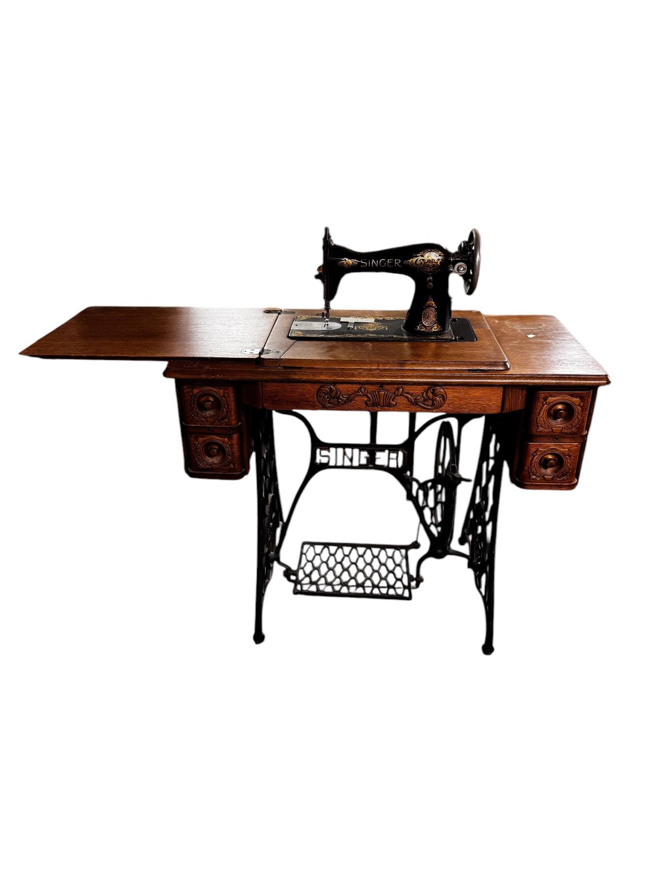 Vintage Singer Sewing Machine Table