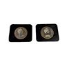 Image 2 : Lot of 2 1971 Canadian Silver Dollar Coins British Columbia 23.3 grams 50% silver and 50% copper