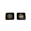 Image 1 : Lot of 2 Canadian Silver Dollar Coins 1973 RCMP  & 1972 Voyageur 23.3g 50% silver
