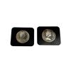 Image 2 : Lot of 2 Canadian Silver Dollar Coins 1973 RCMP  & 1972 Voyageur 23.3g 50% silver