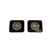 Image 1 : Lot of 2 Canadian Silver Dollar Coins 1973 RCMP 23.3g 50% silver