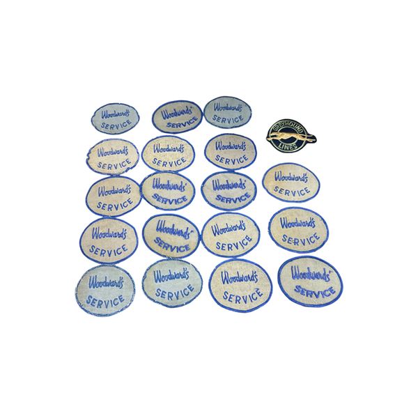 Woodward's Service Patches & Greyhound Lines Patch