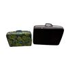 Image 1 : 2 Vintage Carry On Suitcases: '70s Floral Print & Samsonite