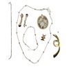 Image 3 : Assorted Costume Jewellery: Brooches, Necklaces, Bracelets, Pendant