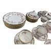Image 2 : 53pcs Of Vintage Royal Albert Chinaware "Dimity Rose": Plates, Teacups, Saucers, Salt+Pepper, & More