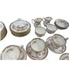 Image 3 : 53pcs Of Vintage Royal Albert Chinaware "Dimity Rose": Plates, Teacups, Saucers, Salt+Pepper, & More