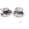 Image 3 : 27pcs Of Various Teacups & Saucers: Royal Albert, Double Stamp Paragon. Windsor, & More