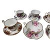 Image 4 : 27pcs Of Various Teacups & Saucers: Royal Albert, Double Stamp Paragon. Windsor, & More