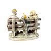 Image 3 : Vintage Capodimonte Style Porcelain Drunk Hobos Figurine