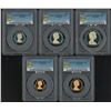 Image 1 : Australia, 1977, Proof coin set, set of (5), including: 1/ 2/  5/ 10/ 20 cents. PCGS PR68-69DCAM.