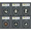 Image 2 : Canada, 1987, Proof coin set, set of (6), including: 1/ 5/ 10/ 25/ 50 and $1. PCGS PR68-70DCAM.