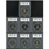 Image 2 : Hong Kong, 1997, Standard coin set of 7 pcs. All graded as PCG PL66- 68.