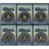 Image 2 : Hong Kong, 1997, Standard coin set of 6 pcs(without $10). All graded as PCGS. 10 Cents(PL66) / 20 Ce