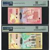 Image 8 : Bermuda, 2009, lot of 6, $2 / 5 / 10 /20 / 50 / 100, Specimen with same Specimen No. 000000 1919. Be