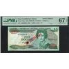 Image 1 : East Caribbean States, ND (1986-88), $5, A000000A 088. PMG 67EPQ. DeLaRue Specimen.