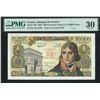 Image 1 : France, 1958, overprinted 100 Nouveaux Francs on 10,000 Francs, P.143 31581. PMG 30. Rare overprinte