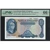 Image 1 : Great Britain, ND (1957 -67), £5, A32 445247. PMG 66EPQ.