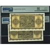 Image 2 : Greece, 1943, 5000 Drachmai, lot of (2) consecutive pairs, THK 921191 & 921192. Both PMG 65EPQ.