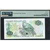 Image 2 : New Zealand, ND(1985-89), $20, TEN000000 072. PMG 66EPQ. DeLaRue Specimen.