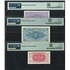 Image 2 : Hong Kong Government, ND (1941), lot of 3, 1/5/10 cents. PMG 64EPG -65EPQ.