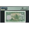 Image 2 : The Chartered Bank, 1961, $5, S/F 2858716. PMG 58. Rare Key Date.