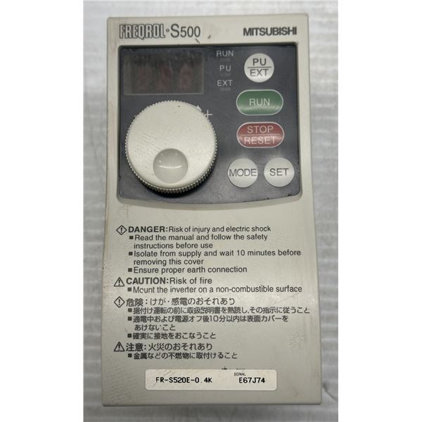 Mitsubishi #FR-S520E-0.1K Inverter
