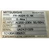 Image 8 : (2) Mitsubishi #FR-A024-0.4K Inverter