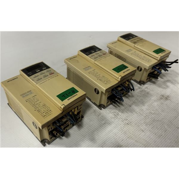 (3) Mitsubishi #FR-A024-0.2K Inverter