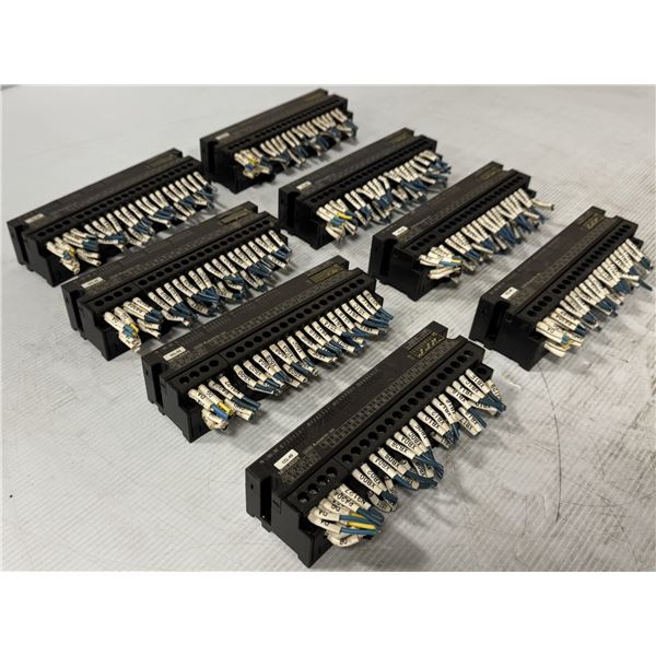 Lot of (8) Mitsubishi #AJ65SBTB1-32D IO Units