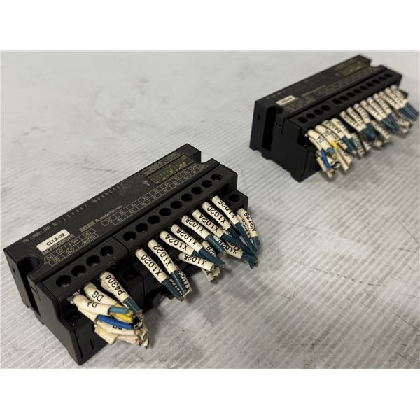 (2) Mitsubishi #AJ65SBTB1-16D Input Units