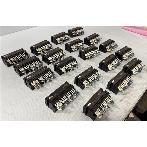 Lot of (19) Mitsubishi #AJ65SBTB1-16TE Output Unit