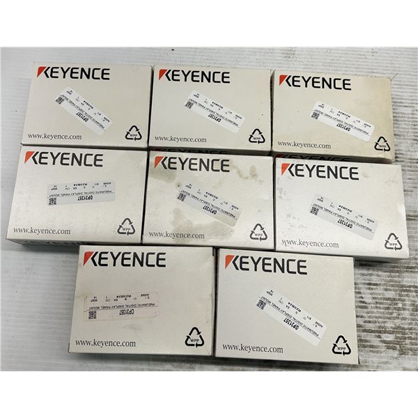 Lot of (8) Keyence #OP-31357 Digital Display Panel Mounts