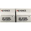 Image 4 : Lot of (8) Misc. Keyence Flat Contacts & Adapters