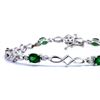Image 2 : Tsavorite and Diamond Bracelet