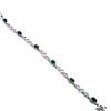 Image 3 : Tsavorite and Diamond Bracelet